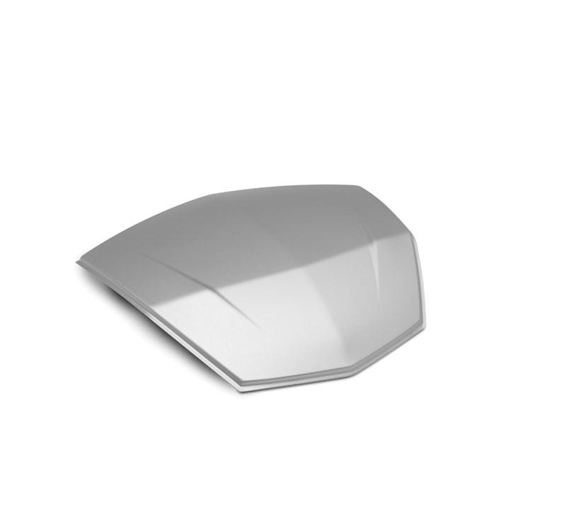 Topcase (47L) Trägerplatte, silber eloxiert