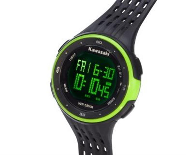 Kawasaki Digitaluhr (Grün)