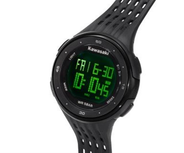 Kawasaki Digitaluhr (Schwarz)