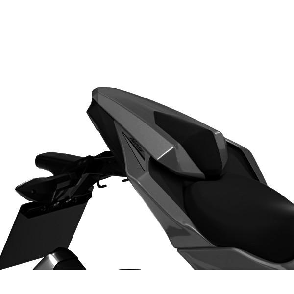 Soziussitzabdeckung, Metallic Spark Black (660)