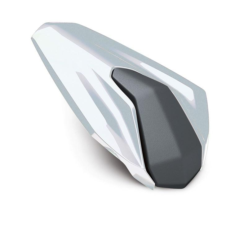 Soziussitzabdeckung, Pearl Robotic White (68N)