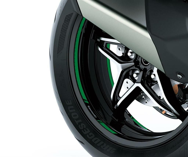Felgen-Design-Aufkleber, Grün (Ninja H2 SX)