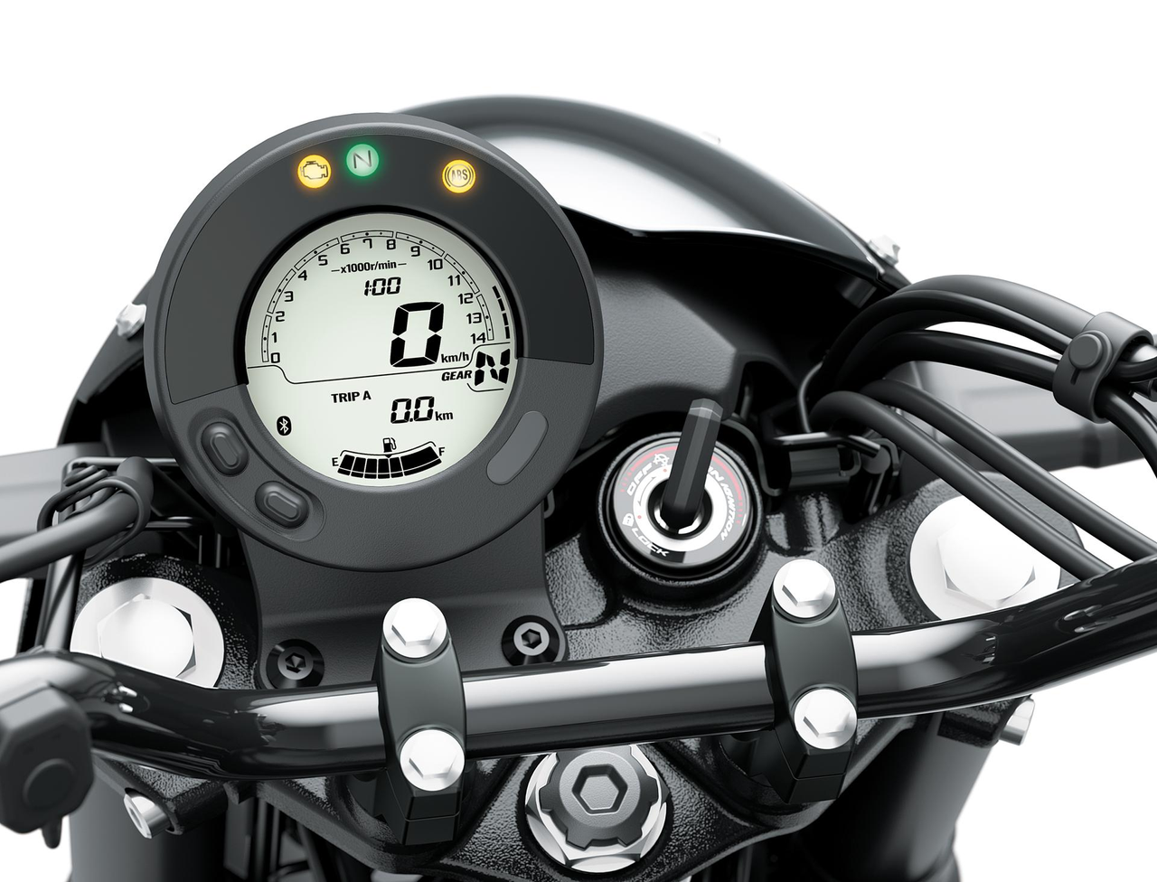 Vollständig digitales Cockpit mit Tachometer