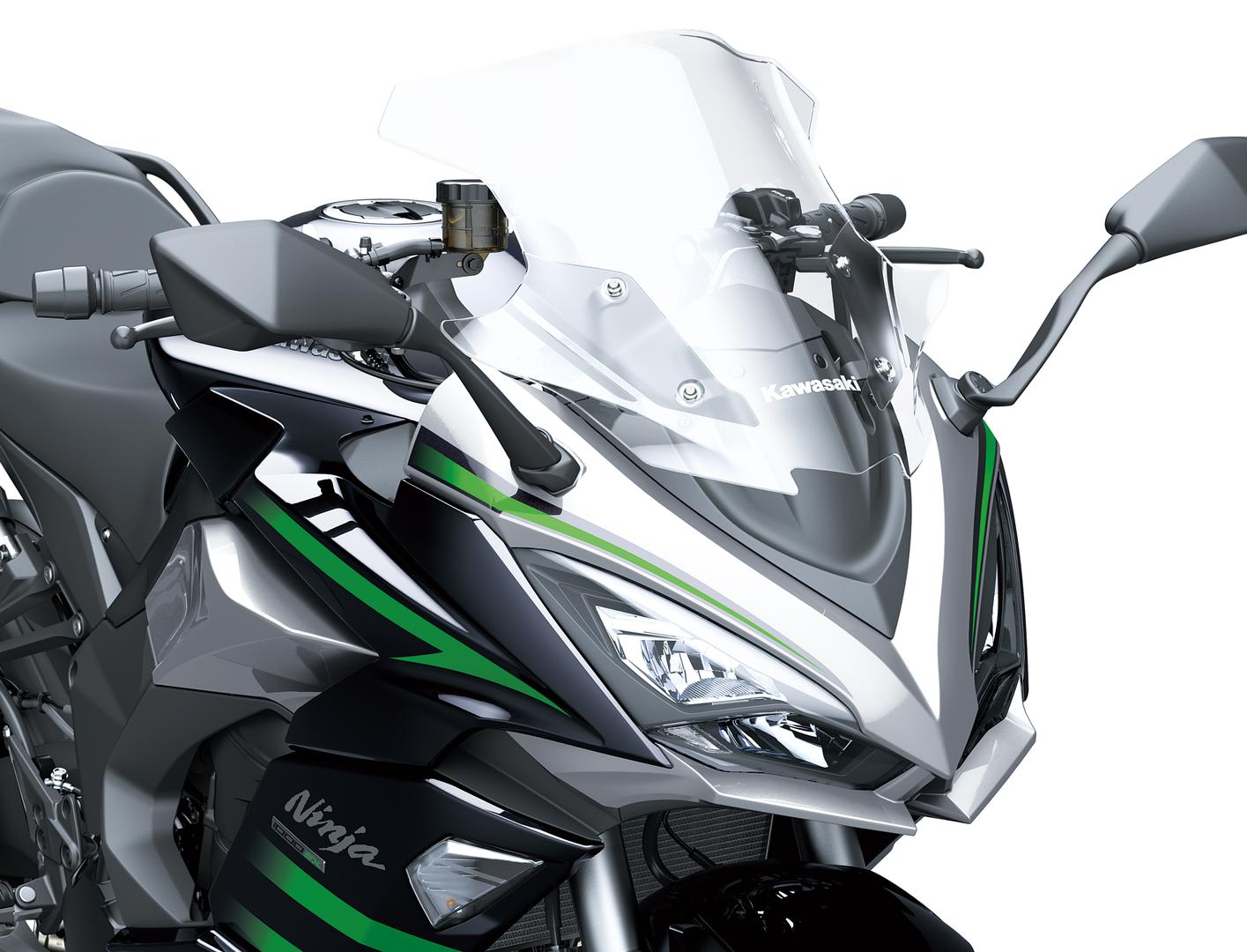 Große klare Windschutzscheibe (Ninja 1000SX)