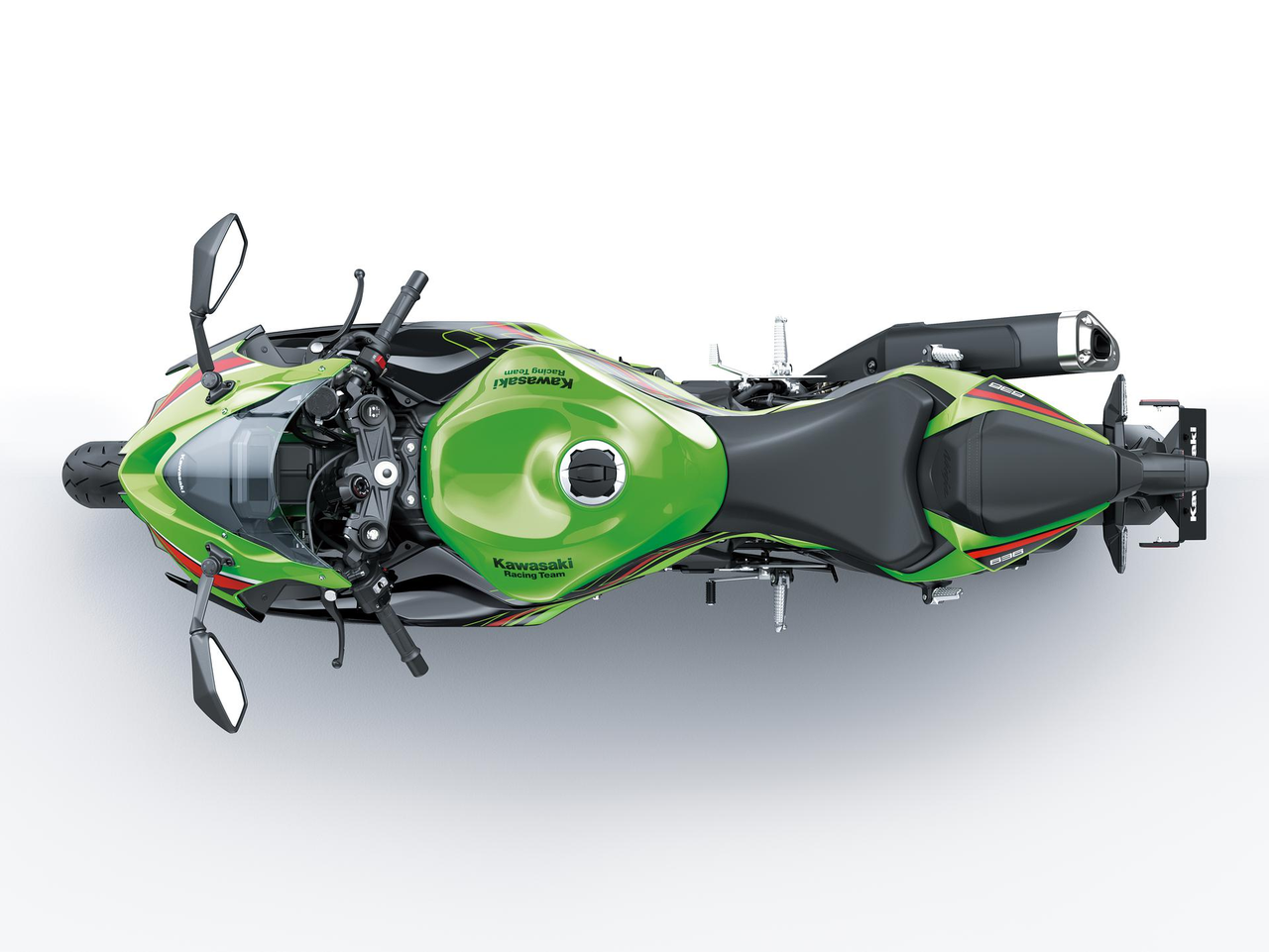 Rot Grun Und Schwarz Motocard Ninja Zx 6r 09 12 Verkleidungsset