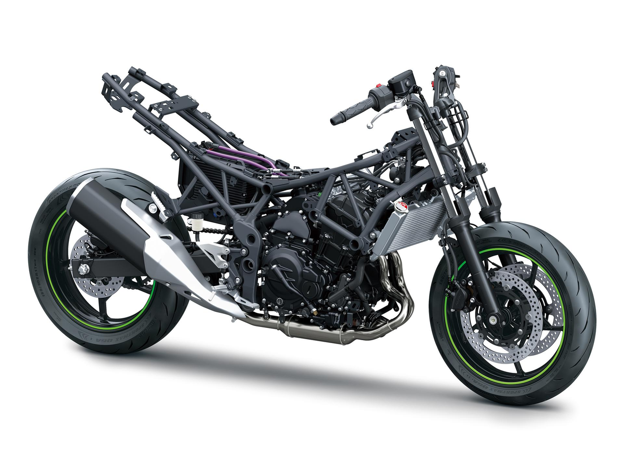 Sportliches Kawasaki Handling