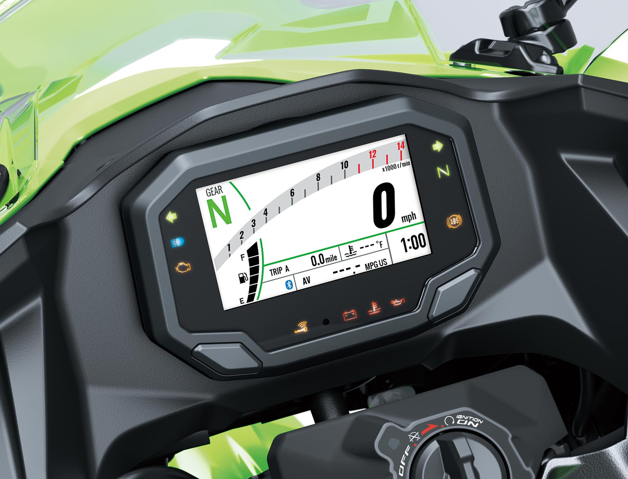 Hochwertiges Cockpit mit Farb-TFT