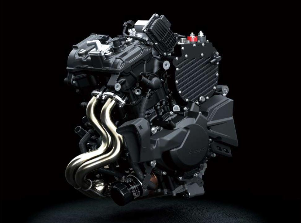 Einzigartiger „Strong Hybrid“-Antrieb: 451 cm³ Parallel-Twin-Verbrennungsmotor + Traktionsmotor