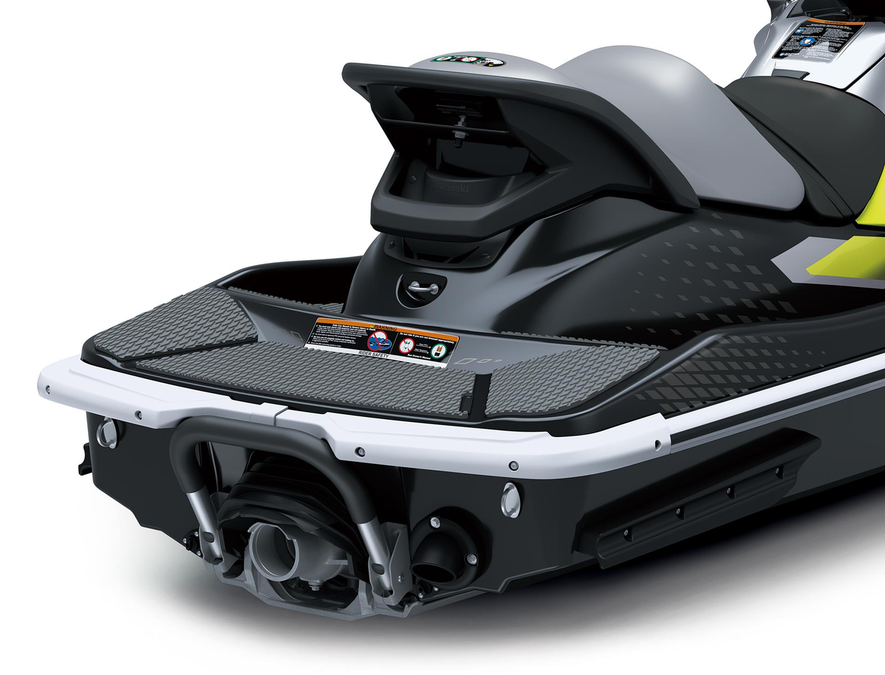 Große Heckplattform