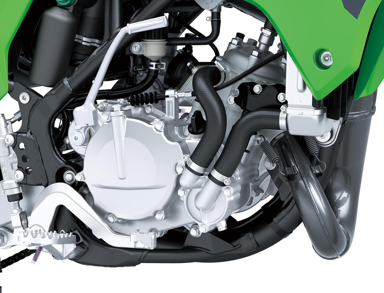 Zwei Varianten der Zweitakt-Einzylindermotoren