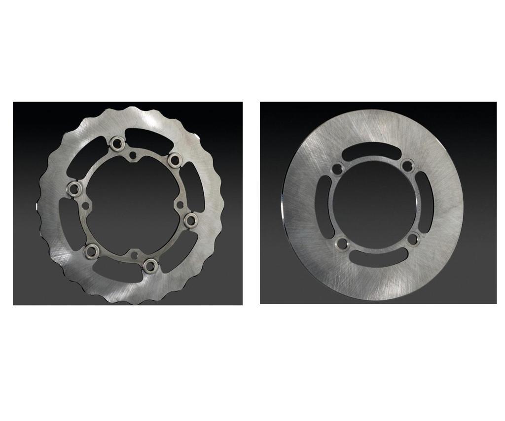 Optionale Bremsscheiben "Voll" (KX85)