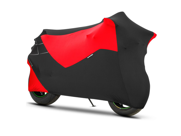 Super Stretch Abdeckplane - Schwarz / Rot