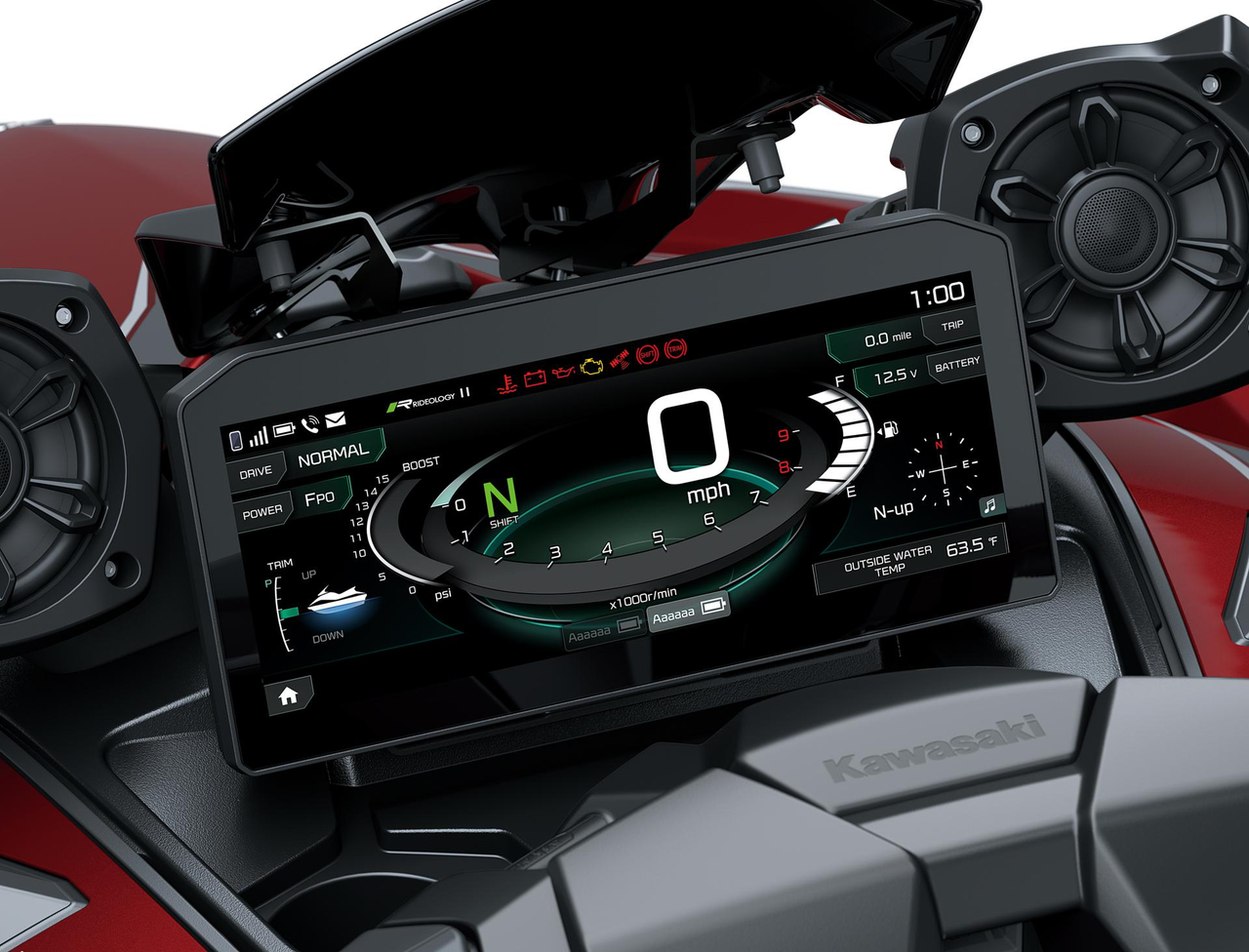 12,3-Zoll-Multifunktions-Touchscreen mit neuer Bedieneinheit