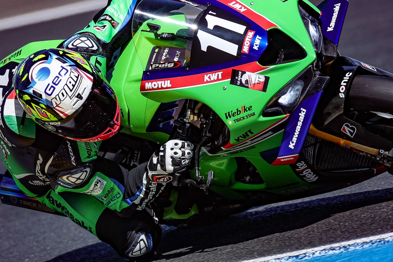 2026-FIM-Ewc-LeMans-KAWASAKI WEBIKE TRICKSTAR FRA Roman RAMOS ALVARO ESP Christian GAMARINO ITA Grégory LEBLANC FRA Enzo DE LA VEGA FRA ZX-10RR EWC